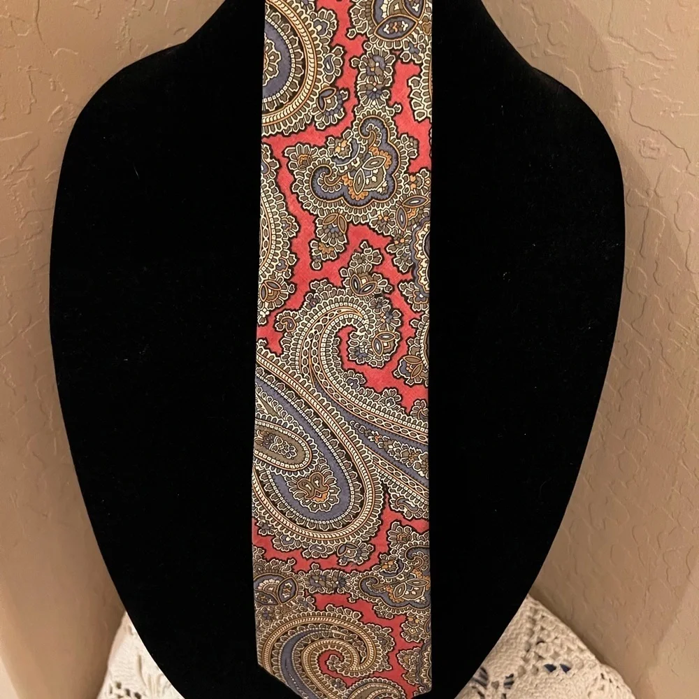 Liberty of London Original 100% Silk Men's Paisley Necktie